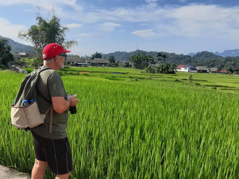 turistas en ha giang