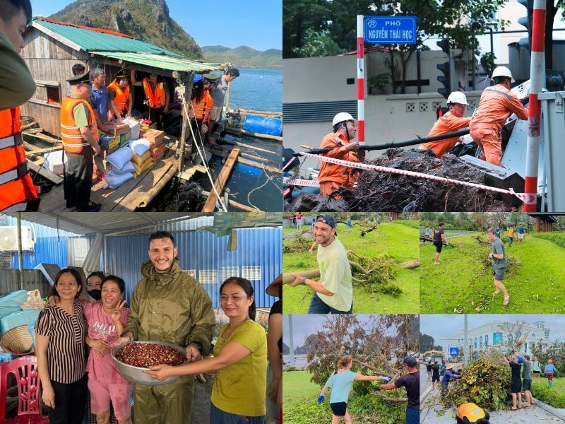 turistas en vietnam