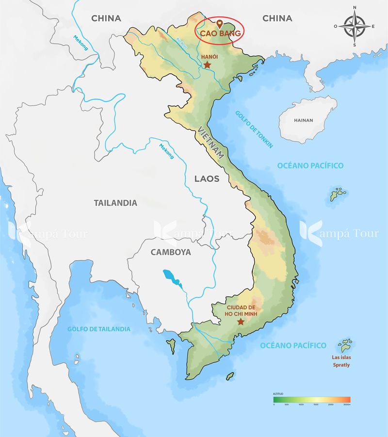 ubicacion de cao bang