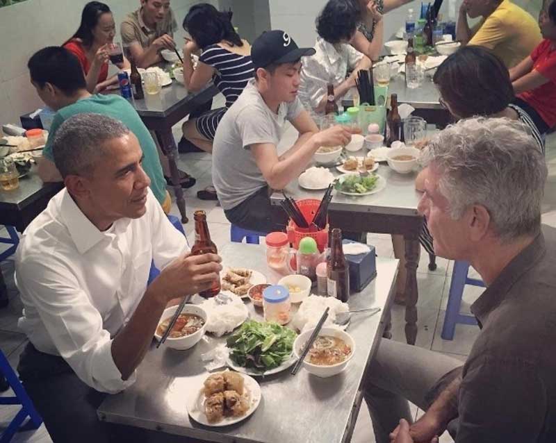 Did you know? Former President of the United States Barack Obama tested Bun Cha during his visit to Hanoi in 2016!