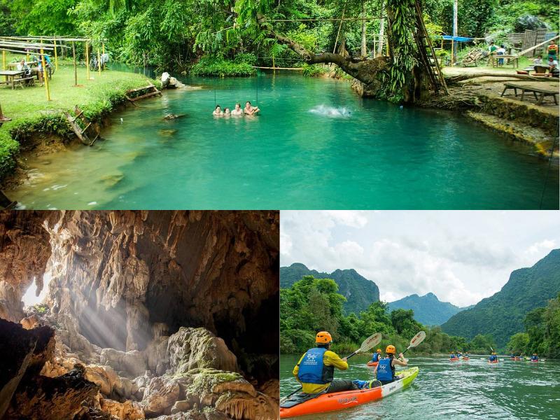 Besides hot air ballooning, Vang Vieng also offers many other interesting activities. Besides hot air ballooning, Vang Vieng also offers many other interesting activities.