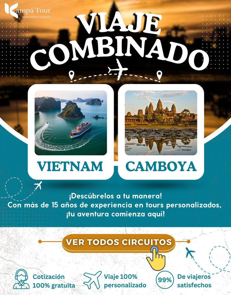 circuitos por vietnam y camboya