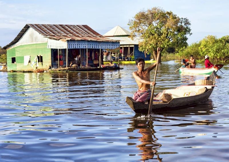 vida en lago tonle sap