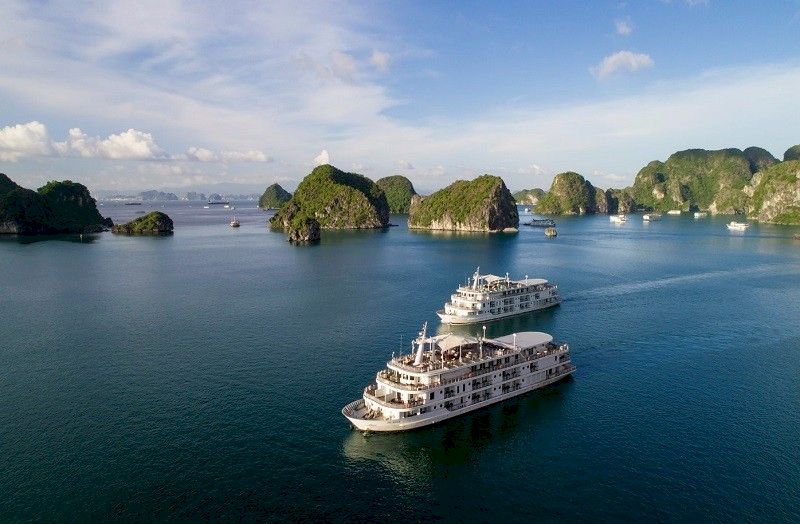 bahia de halong en octubre