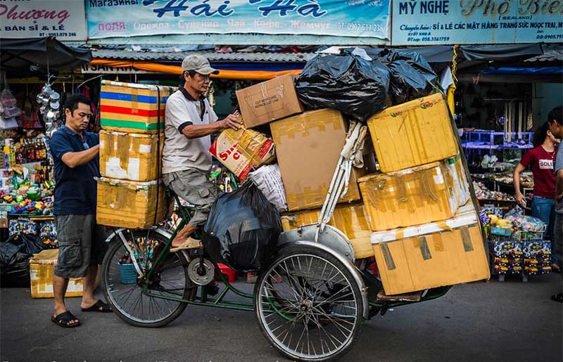 The pedicab is very versatile both in wartime and in modern life - Source: Jason Sacchettino