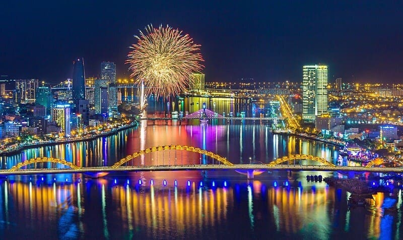 Fireworks Festivals in Da Nang, Vietnam