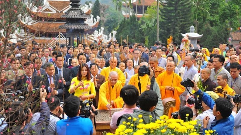 Perfume Pagoda Festival before Tết in Vietnam