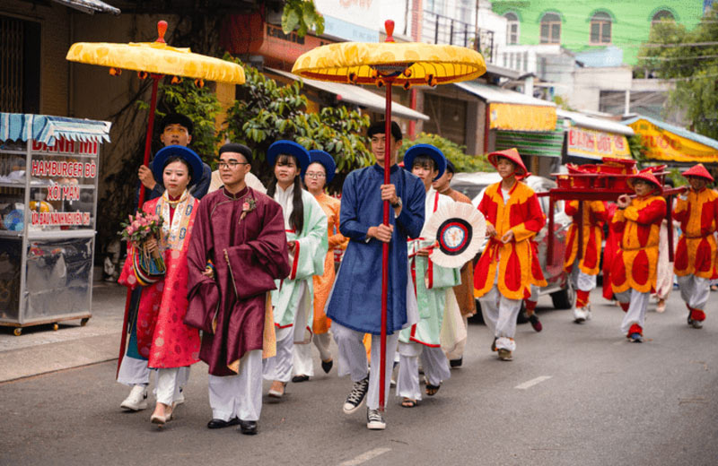 Traditional wedding attire