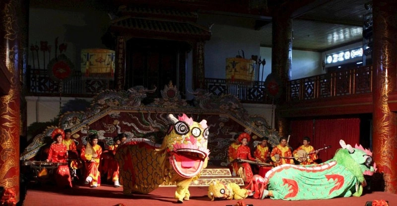 Lion Dance at Hue Festival, and Hue Royal Court Music