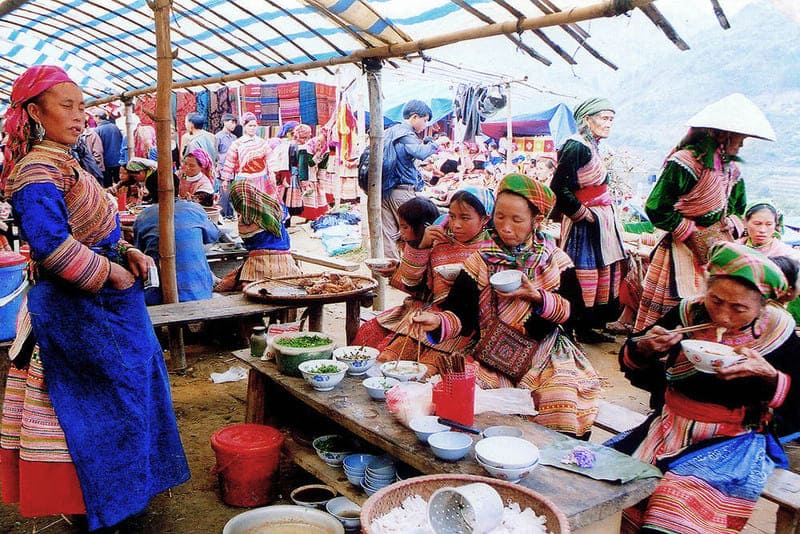ethnic markets in Northern Vietnam