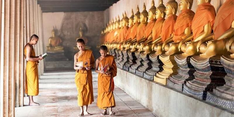 In Thailand, spirituality meets history, with around 95% of people following Buddhism