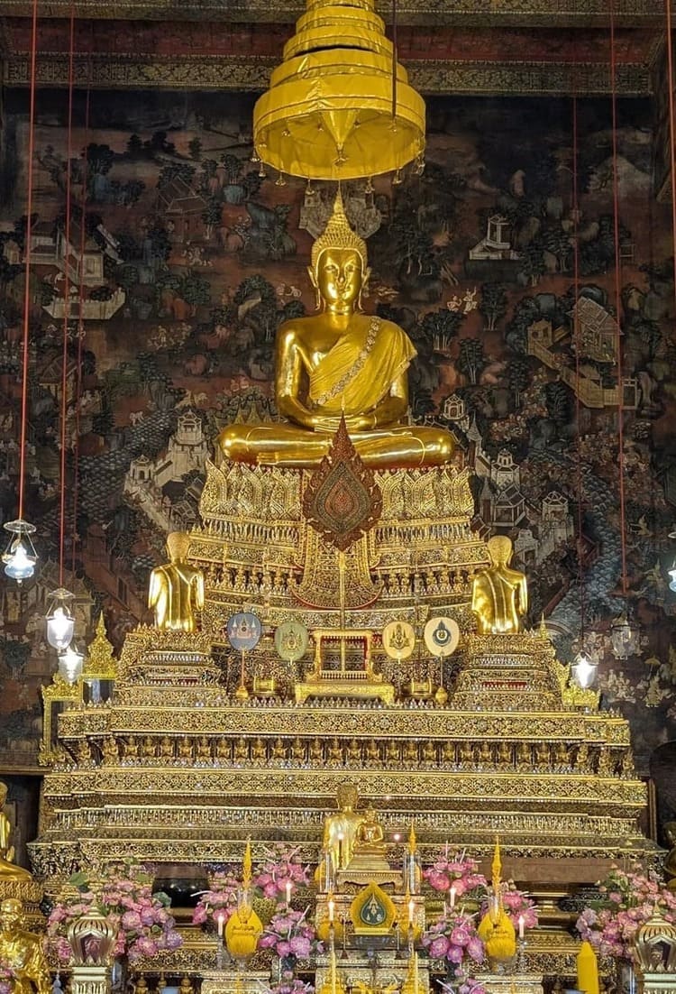 wat pho tailandia - estatua de buda