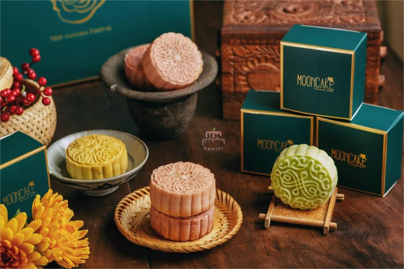 Mooncakes are a special treat during the Vietnamese Mid-Autumn Festival