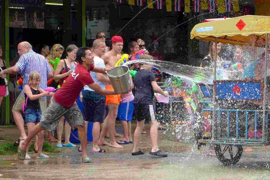 festival de agua de tailandia
