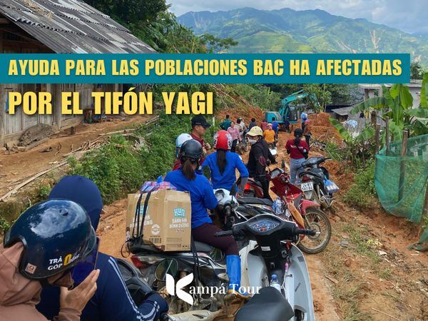 Ayuda a las poblaciones afectadas por el tifón Yagi