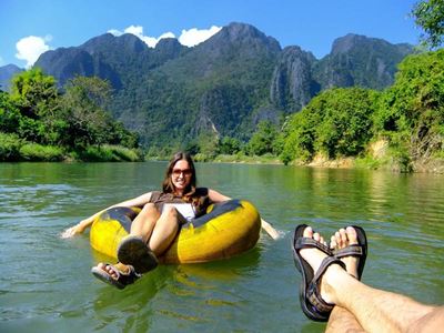 Tubing and Kayaking in Nam Song River