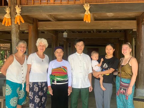 Noche en casa de Sr. Ty en Pu Luong