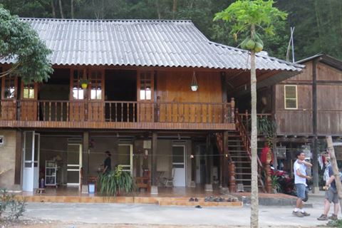 Casa del habitante en Mu Cang Chai