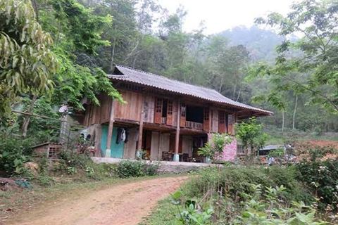 Casa del habitante en Nghia Lo