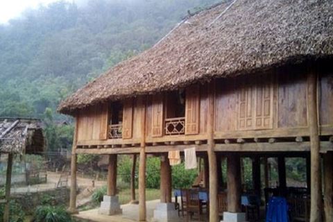 Casa del habitante en Pu Luong