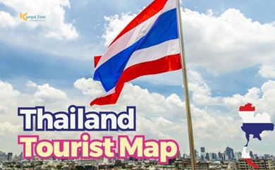 Thailand Tourist Map