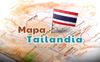 Mapa turístico de Tailandia por regiones y sus atractivos