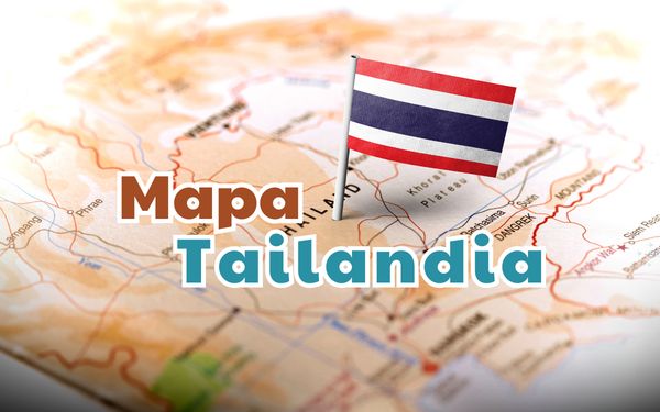 Mapa de Tailandia