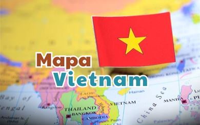 Mapa y geografía de Vietnam
