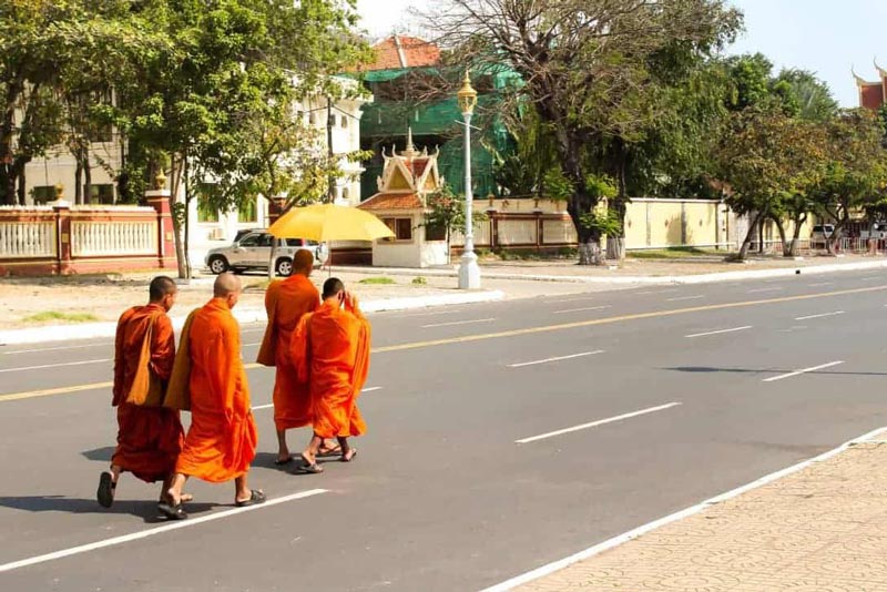 monks in cambodia