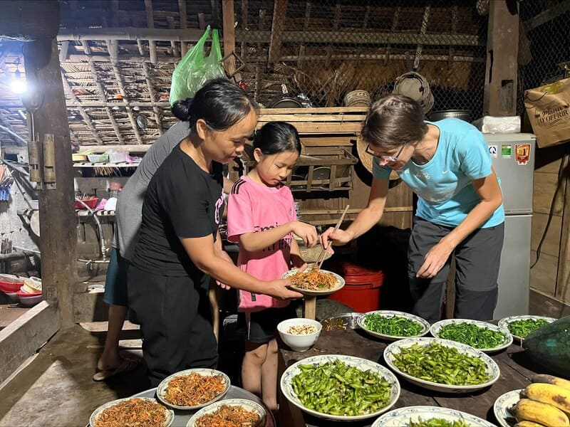 Dormir en la casa de habitante local en Vietnam