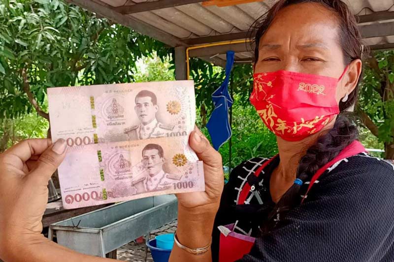 fake baht in thailand