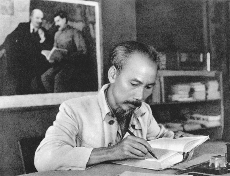 Ho Chi Minh, hero of freedom and independence,