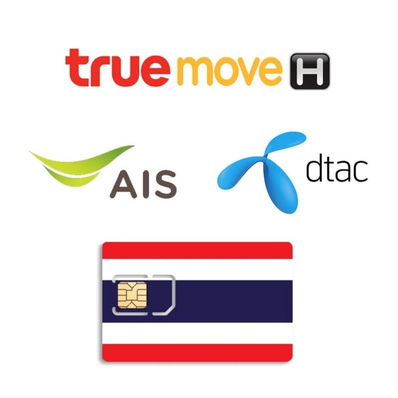 The 3 best SIM card operators: AIS, TrueMove H and DTAC