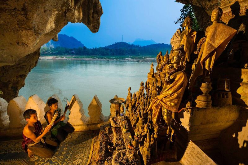 mejor epoca para viajar a laos cueva pak ou