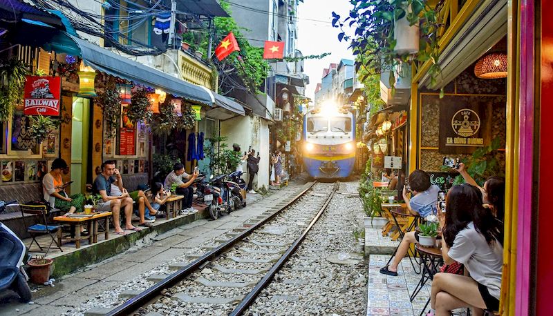 calle del tren de hanoi