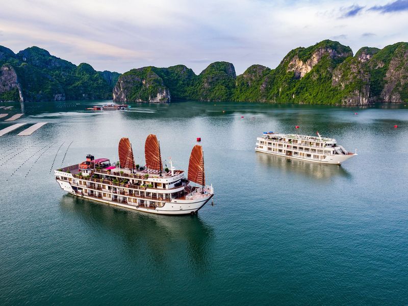 paisaje de bahia de halong