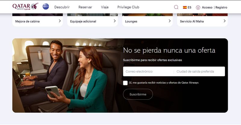 Suscríbese a la newsletter de las aerolíneas y crea alertas