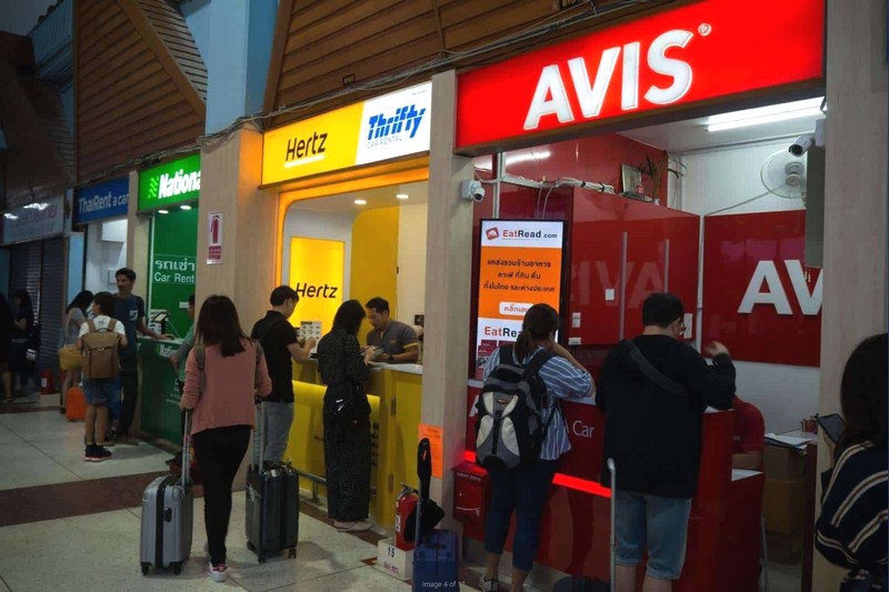 Transportation hub at Chiang Rai Airport