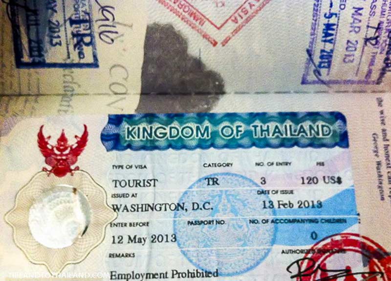 thailand tourist visa