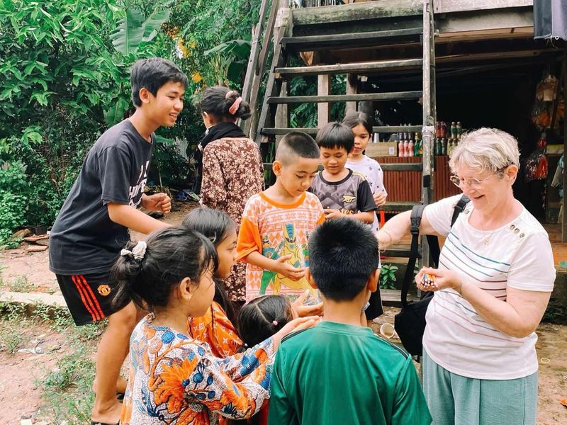 nuestra viajera en su viaje en vietnam