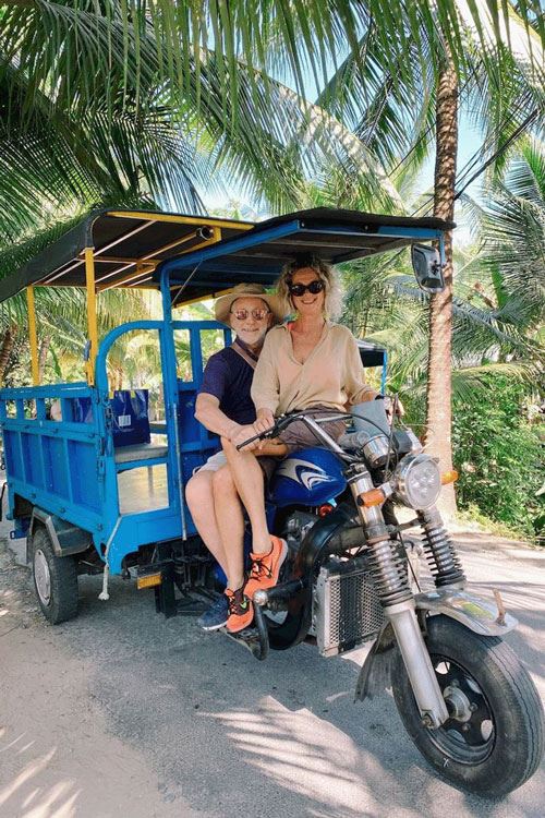 Mrs. Silvia and her husband