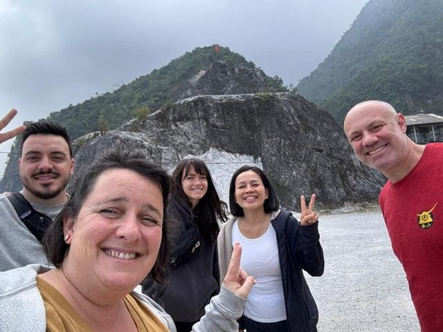 Dorothée, Guillaume R and Julie - Italy