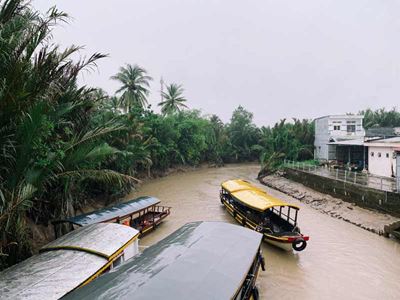 The beauty of the Mekong Delta shines even on a rainy day