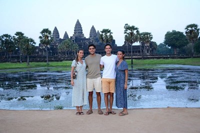 Visitan los templos maravillosos de Angkor