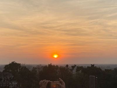 El atardecer en Siem Reap