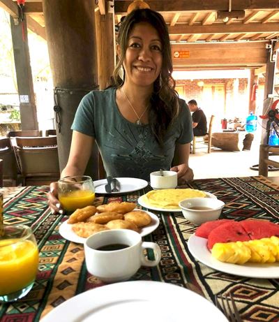 El desayuno en Pu Luong