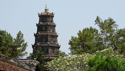 Visitamos la pagoda de Thien Mu, Hue