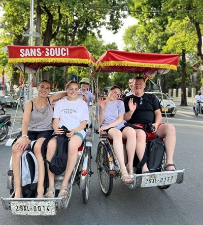 La familia GAUTIER en el viaje a Vietnam