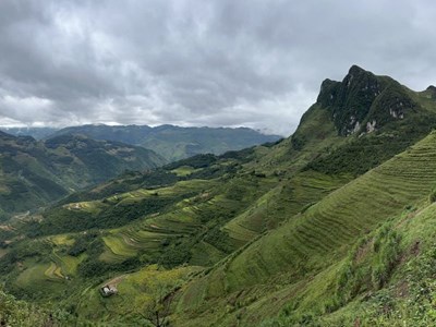 La belleza natural en Vietnam se toma por señora Amelia