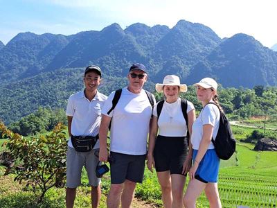 La familia GAUTIER en el viaje a Vietnam